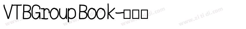 VTBGroup Book字体转换